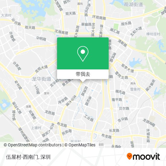 伍屋村-西南门地图