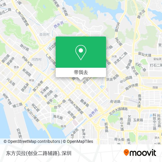 东方贝拉(创业二路辅路)地图