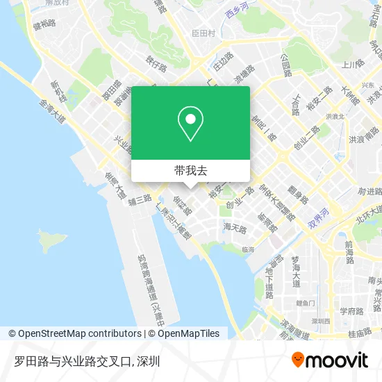 罗田路与兴业路交叉口地图