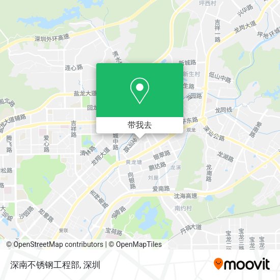 深南不锈钢工程部地图