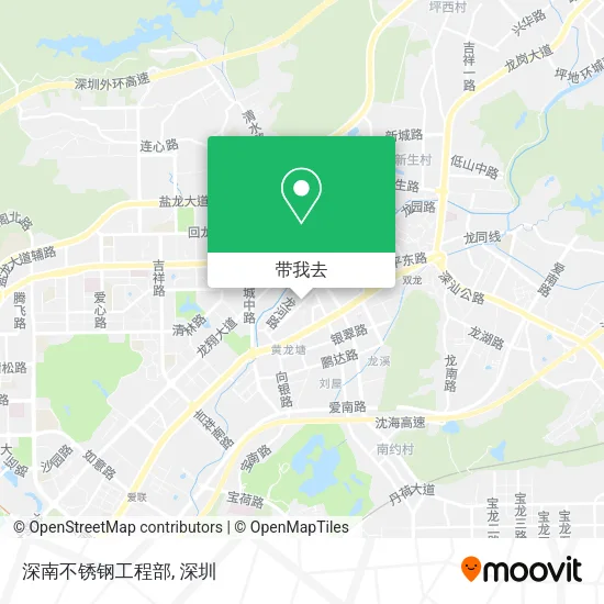 深南不锈钢工程部地图
