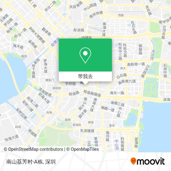 南山荔芳村-A栋地图