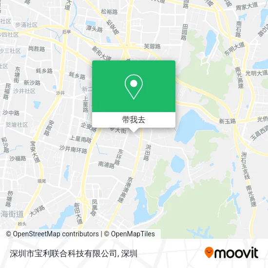 深圳市宝利联合科技有限公司地图