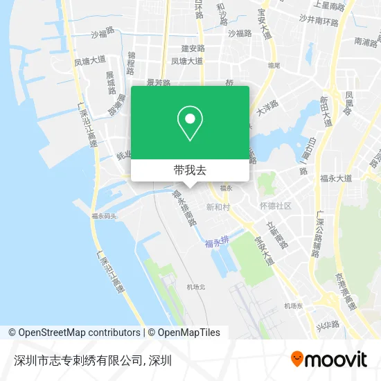 深圳市志专刺绣有限公司地图