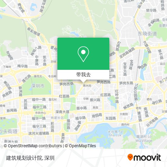 建筑规划设计院地图