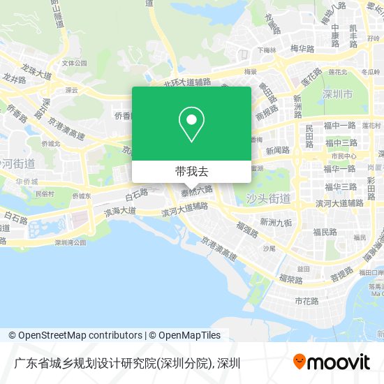 广东省城乡规划设计研究院(深圳分院)地图