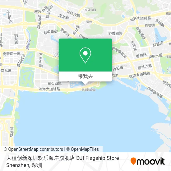 大疆创新深圳欢乐海岸旗舰店 DJI Flagship Store Shenzhen地图