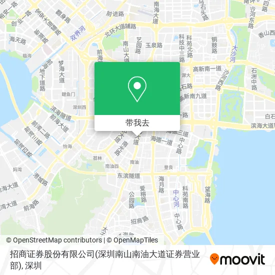 招商证券股份有限公司(深圳南山南油大道证券营业部)地图
