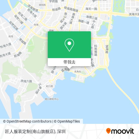 匠人服装定制(南山旗舰店)地图