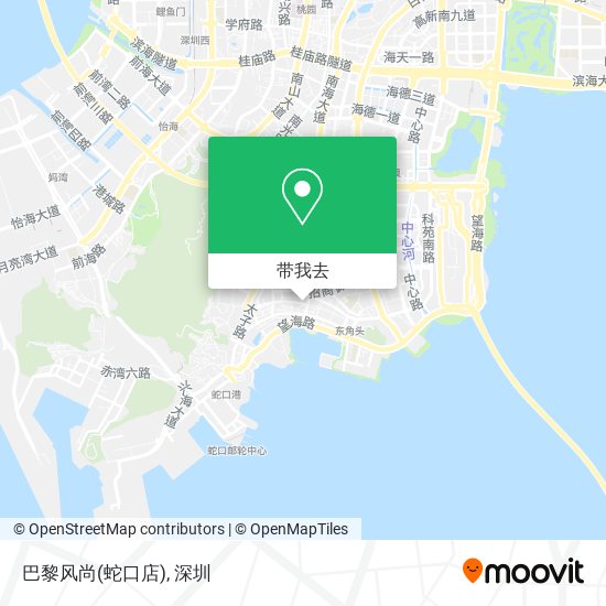 巴黎风尚(蛇口店)地图