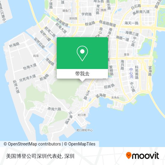 美国博登公司深圳代表处地图