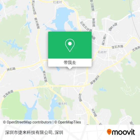 深圳市捷来科技有限公司地图