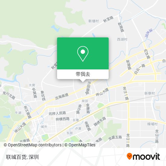 联城百货地图