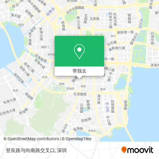 登良路与向南路交叉口地图