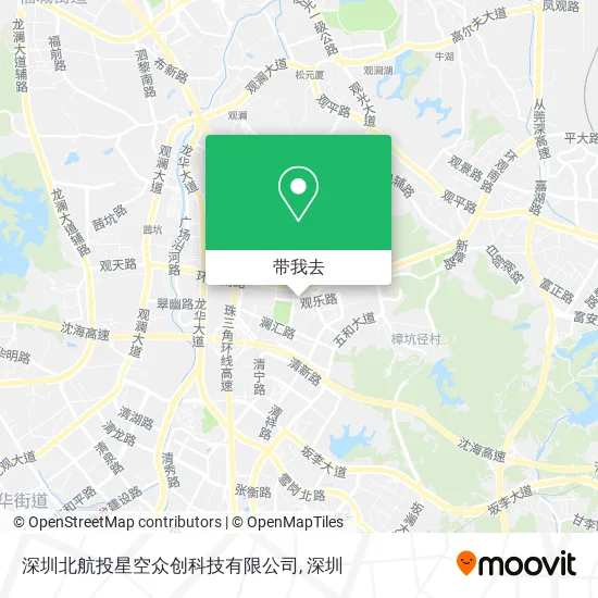 深圳北航投星空众创科技有限公司地图