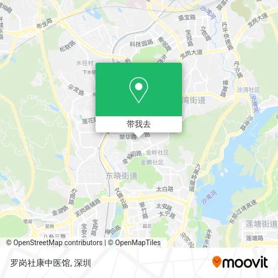 罗岗社康中医馆地图