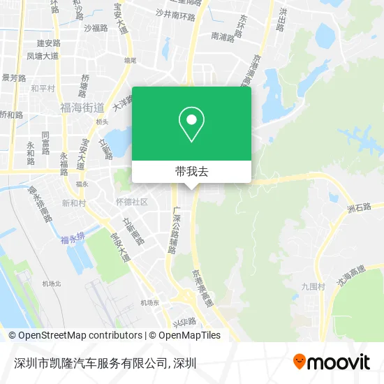 深圳市凯隆汽车服务有限公司地图