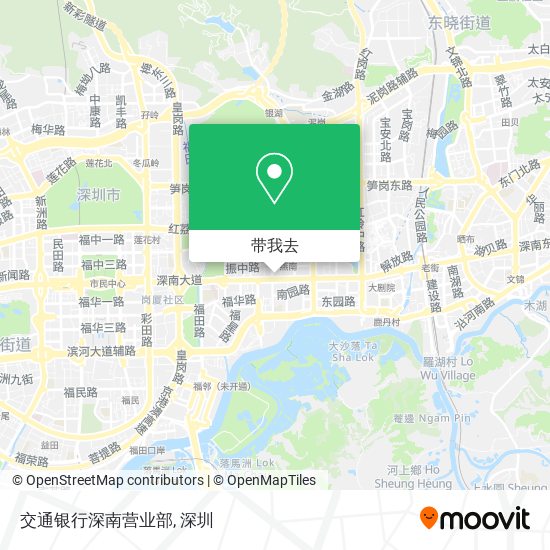 交通银行深南营业部地图