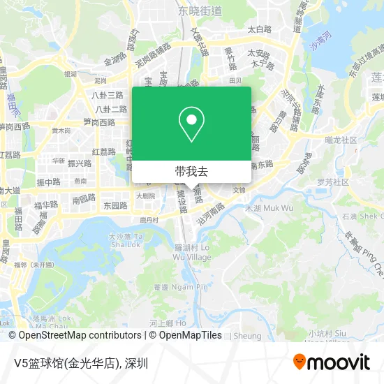 V5篮球馆(金光华店)地图