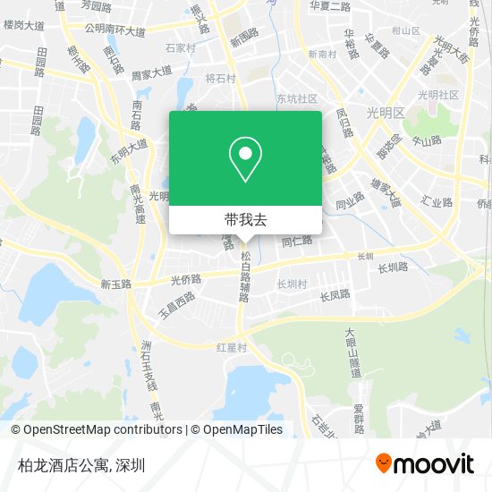 柏龙酒店公寓地图