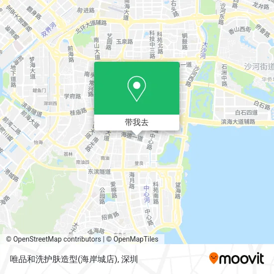唯品和洗护肤造型(海岸城店)地图