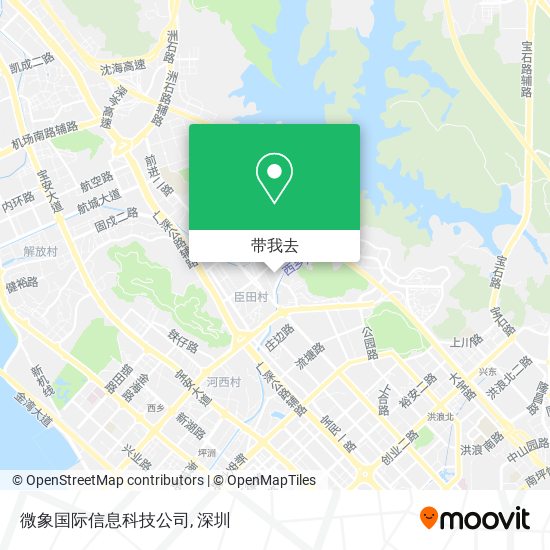 微象国际信息科技公司地图