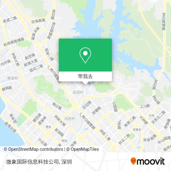 微象国际信息科技公司地图