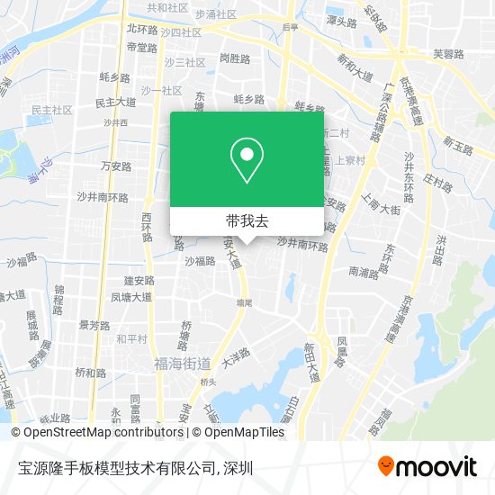 宝源隆手板模型技术有限公司地图