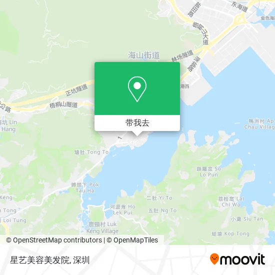 星艺美容美发院地图