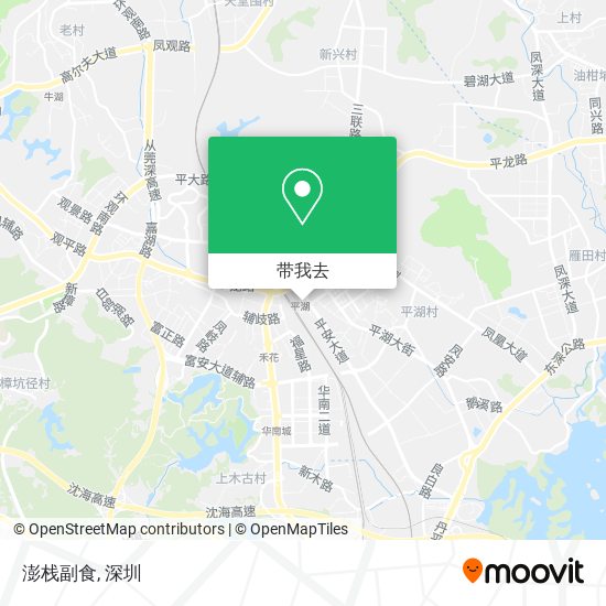 澎栈副食地图