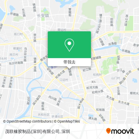 茂联橡胶制品(深圳)有限公司地图