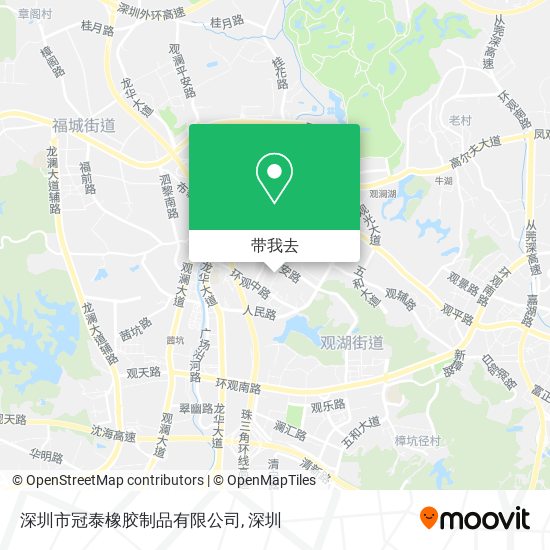 深圳市冠泰橡胶制品有限公司地图