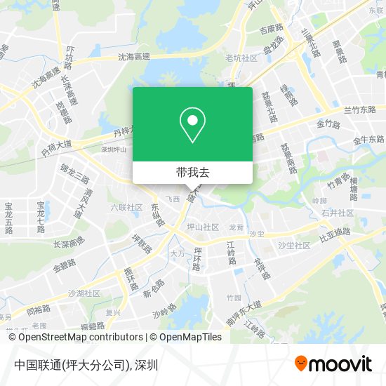 中国联通(坪大分公司)地图