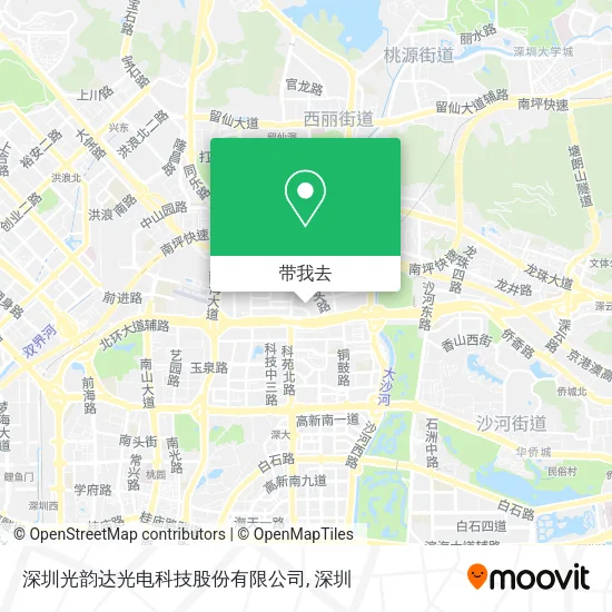 深圳光韵达光电科技股份有限公司地图