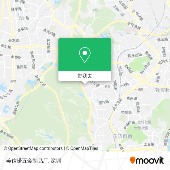 美信诺五金制品厂地图