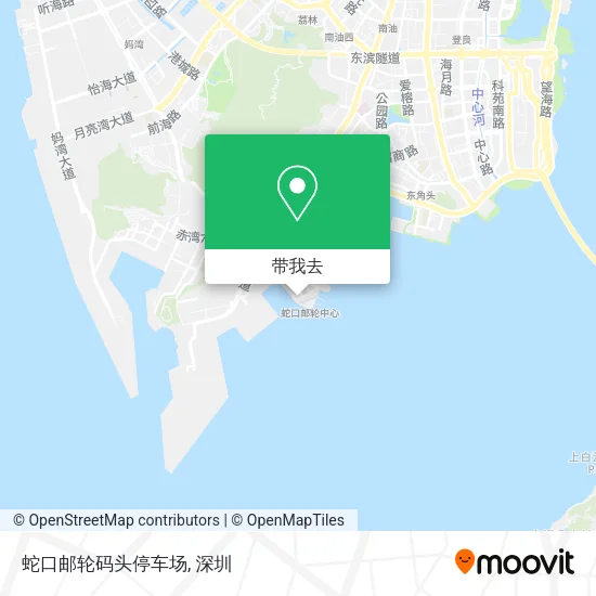 蛇口邮轮码头停车场地图