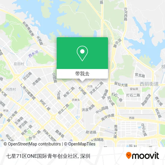 七星71区ONE国际青年创业社区地图