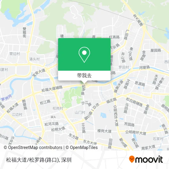 松福大道/松罗路(路口)地图