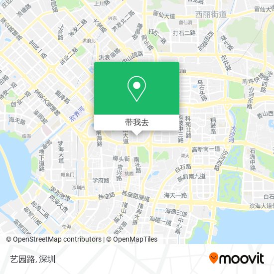 艺园路地图