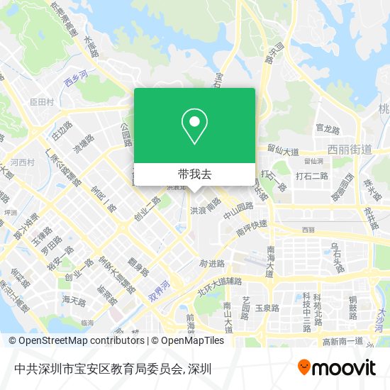 中共深圳市宝安区教育局委员会地图