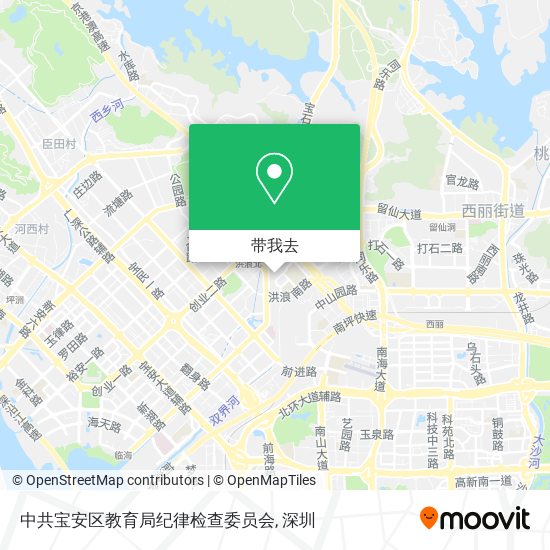 中共宝安区教育局纪律检查委员会地图