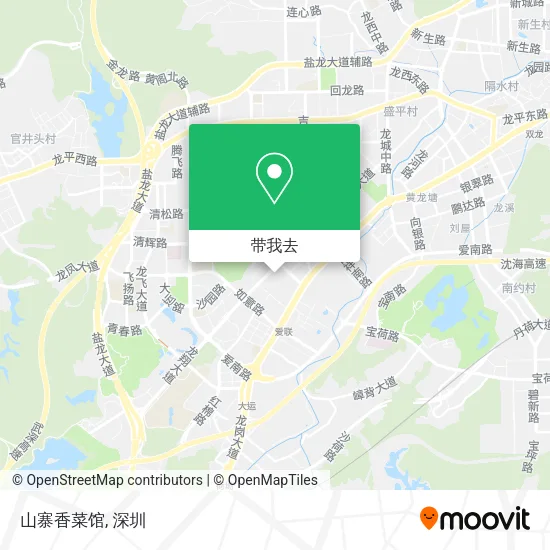 山寨香菜馆地图