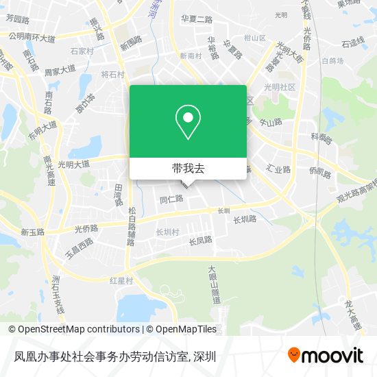 凤凰办事处社会事务办劳动信访室地图