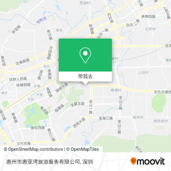 惠州市惠亚湾旅游服务有限公司地图