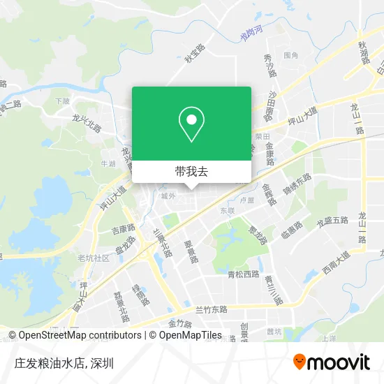 庄发粮油水店地图