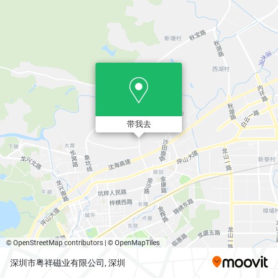 深圳市粤祥磁业有限公司地图