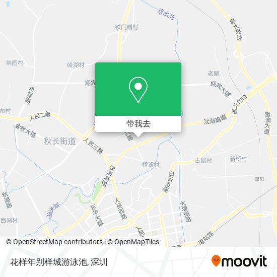 花样年别样城游泳池地图