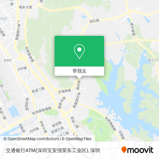 交通银行ATM(深圳宝安强荣东工业区)地图