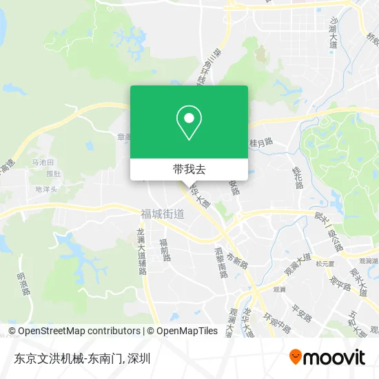 东京文洪机械-东南门地图