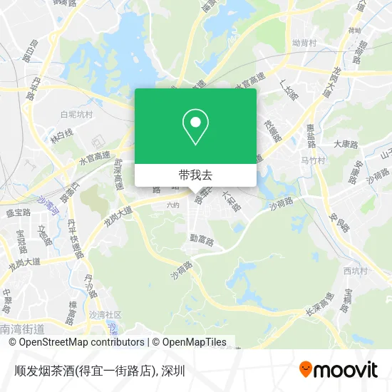 顺发烟茶酒(得宜一街路店)地图